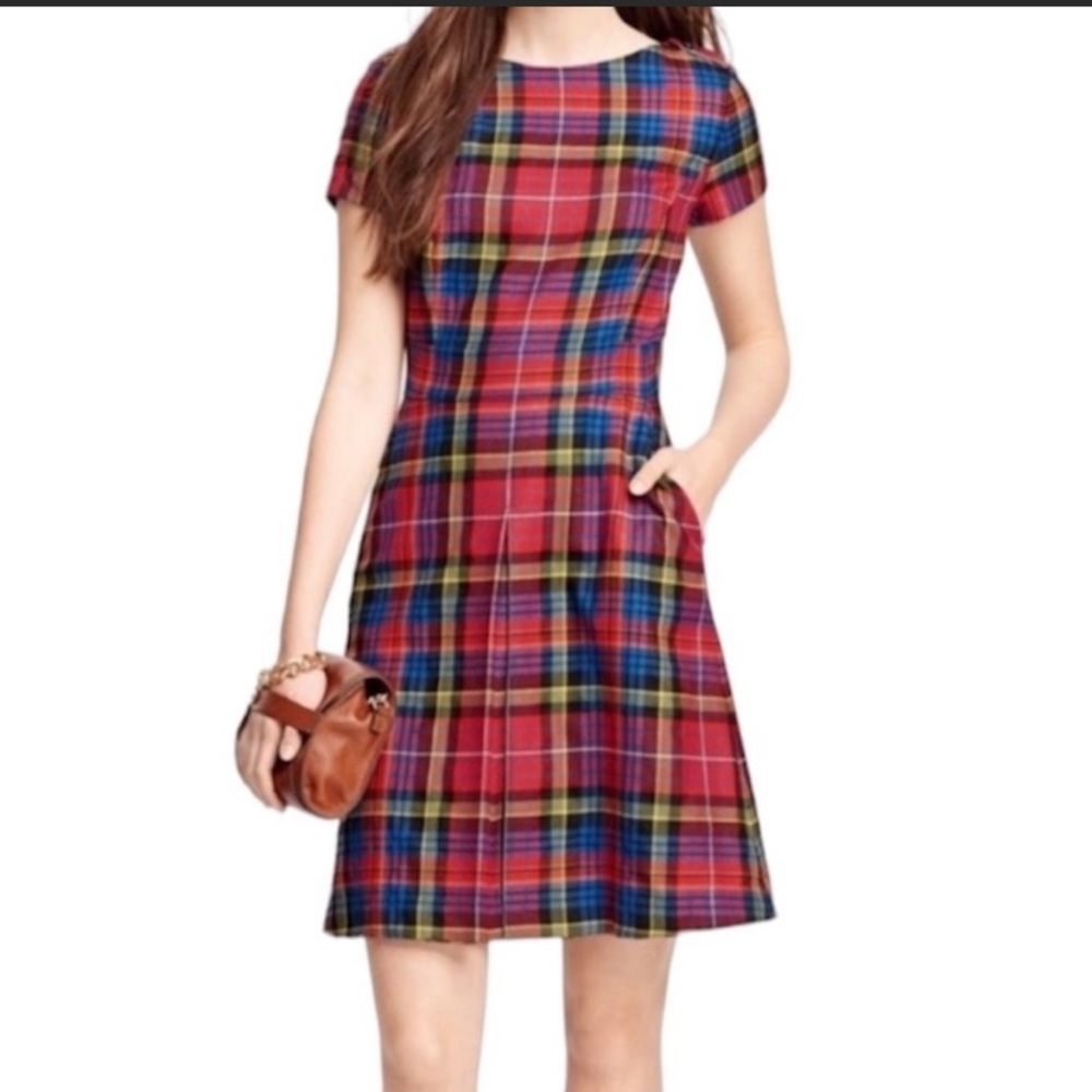 Brooks Brothers Size 8 Plaid Dress